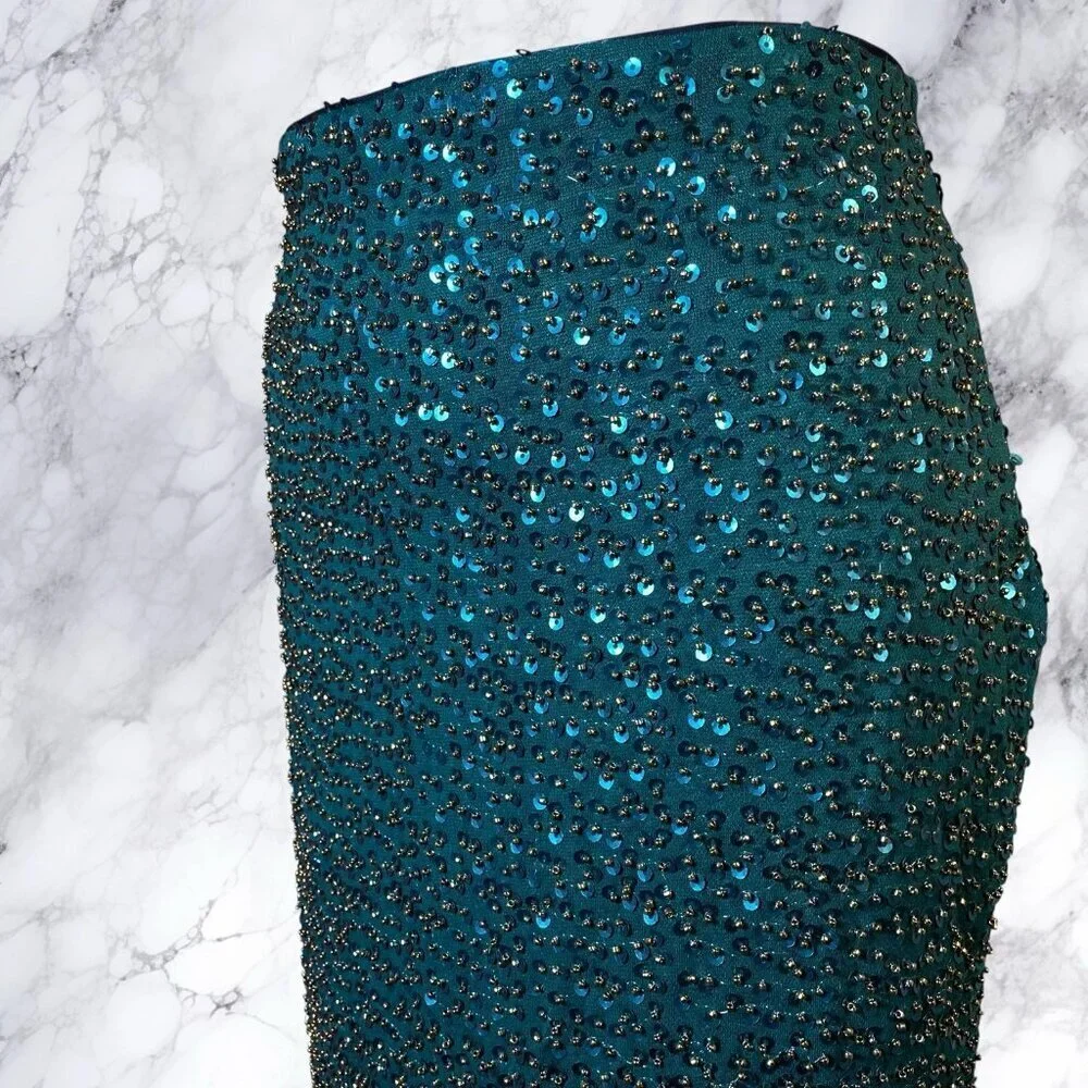 Michael Costello x REVOLVE Ambriela Skirt in Emerald